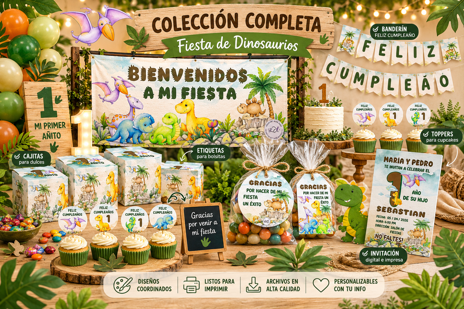 COLECCIÓN DINO BABY 1 AÑO