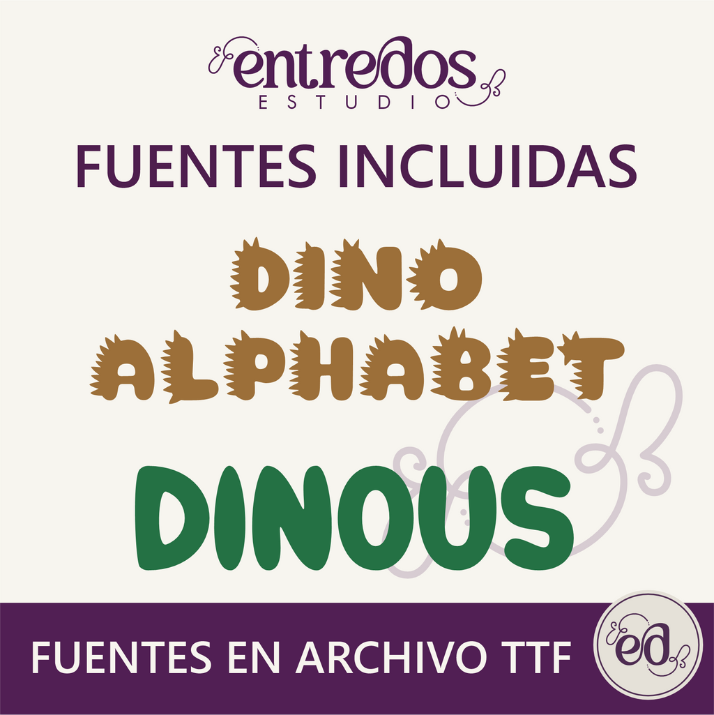 Etiquetas de agradecimiento DINO BABY 1 Año