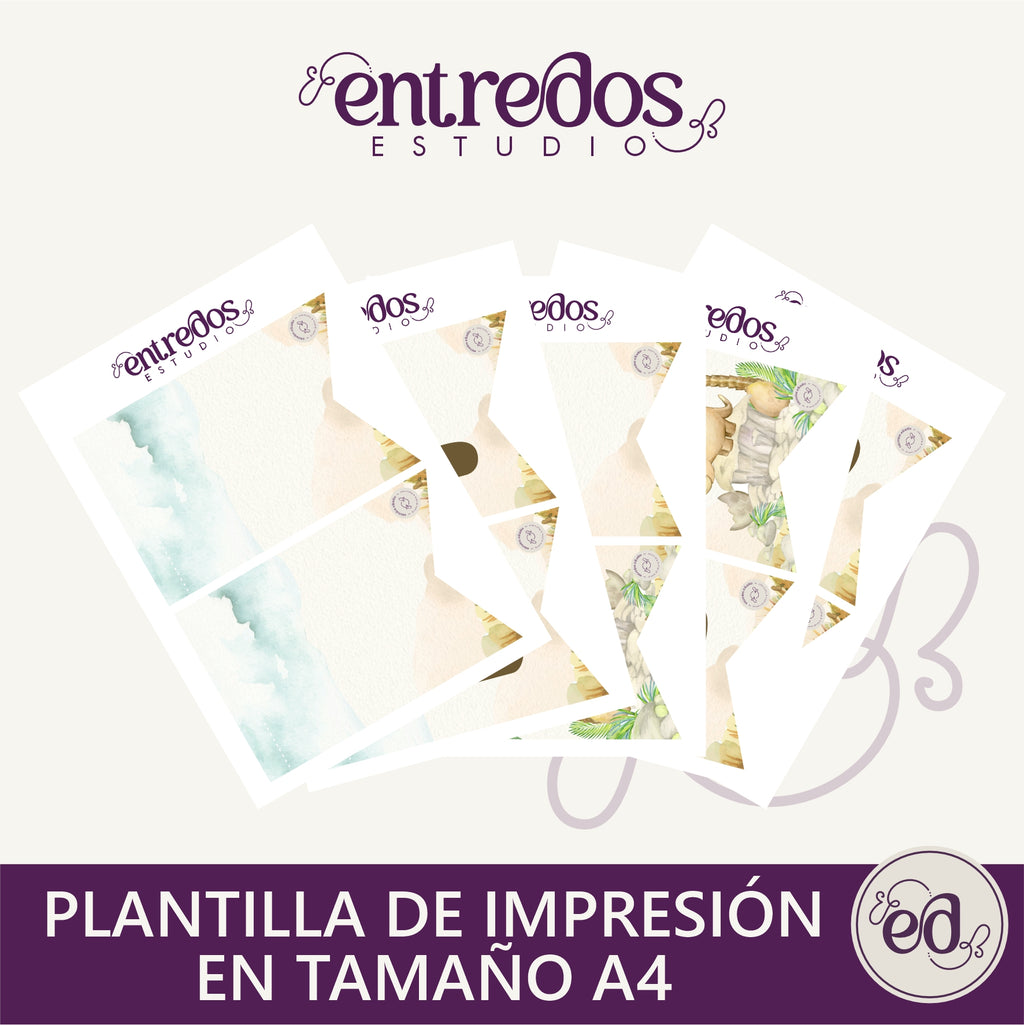 banderines DINO BABY 1 Año